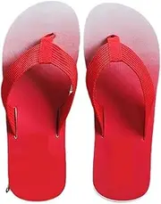 [LUCBEI] Shark Slippers Fashion Casual Flip-Flops Men's Flip-Flops Summer Clip-on Shoes Gradient Sandals Indoor Outdoor Summer Sandals (Color : Gradient Red, Size : 43)
