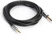 VICASKY Extension Cable 1m 3.5mm to 6.5mm Audio Cable Pure Copper for Phone Computer Power Amplifier Speaker