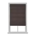 Home Decorators Collection Roman Blackout Shade 35" x 64" Cordless Fabric Coffee