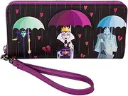 [Loungefly] Disney Villains - Curse Your Hearts Zip Wristlet Wallet