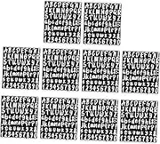 Gadpiparty Self Adhesive Letters and Numbers Stickers Durable Vinyl Decals for Mailbox Crafts Home Decor Easy to Apply and Remove High Grade Material