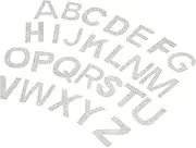 MUELODSIC 1Set Rhinestone Alphabet Patches Embroidered Applique Stickers for DIY Craft Chic Decoration for Clothing Bags Hats and Costumes Letters with Bright Colors