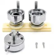 32MM (1¼ INCH) Interchangeable Round Die Mould DIY Button Badge Maker w/ABS Slid