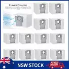 12PCS For Roborock S7 MaxV Ultra Dust Bag Accessories Q7 MAX/ Q5+
