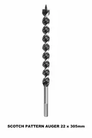 Bordo 2664-22X305 - Scotch Pattern Auger 22 x 305mm