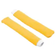 2Pcs Nylon Badminton Racket Racquet Towel Grip Anti-Skid Sweatband, Yellow