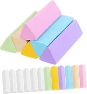 18pcs Triangle Erasers Versatile No Trace Hb Erasers for Drawing Boys and Girls Art Supplies School Gadget TPE Ergonomic Design Safe for Children