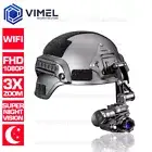 Night Vision Monocular Camera Head Mount Helmet Infrared IR Gaming Camcorder
