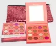 BH Cosmetics -"Summer Lovin' eyeshadow palette with 16 matte/ shimmer and case