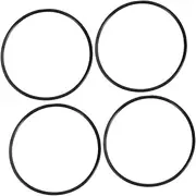 4pcs Water Purifier Washer Assortment Kits Sealing Rings Silicone Ring for Water Filter Silicone Seal Washer Water Filter Sealing Gasket Sealing Washer Seal Ring Black