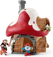Schleich The Smurfs - Smurf House With 2 Figurines