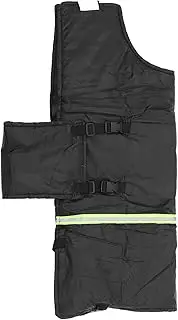 Milisten Thickened Calf Vest Calf Coats Calf Warm Clothing Warm Coat Chevre Calf Blanket Goat Coats Horse Blanket Style Coat for Dogs Cow Cattle Horse Coat Goat Warm Black Silk Floss