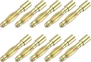 uxcell 10 Pcs Banana Plugs Connector 2mm Male Banana Plug for Speaker Wire RC Battery ESC Motor