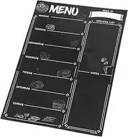 SEWACC Weekly Meal Planner Dry Erase Board for Fridge Reusable Blackboard for Organizing Grocery Lists and Reminders Easy Attach Household for Meal Planning