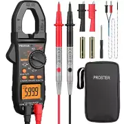 Digital Clamp Meter TRMS 6000counts 800A AC/DC Current AC/DC Voltage NCV Cont...