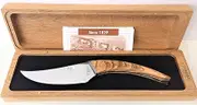 Laguiole en Aubrac Handmade Cheese Knife 'Le Buron' KMF99OLI/LZB1 Olivewood Handle