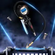 Digital Tire Air Inflator Pneumatic tire Pressure Gauge Car Bike Tire Inflator