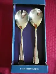 ST. JAMES 2-pc. Salad Serving Set *Gold Tone* Free Shipping