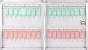 Folpus Key Storage Box Key Cabinet Organizer Management Locker Case with Key Tags Lockbox