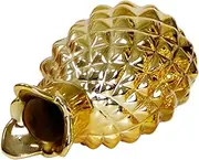 HOMOCONO Elegant Ceramic Vase Decorative Flower Holder for Indoor Plants Modern Table Centerpiece with Pineapple Design for Weddings Housewarming Home Decor