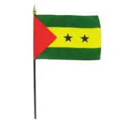 "4x6" Sao Tome and Principe Flag / Desk Flag / Stick Flag