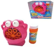 PINK CRAB BUBBLE BLOWER MACHINE blow 8 wand battery operated w bubbles Blowing