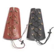 Archery Leather Arm Guard Protector Gear for Compound Recurve Bow Hunting