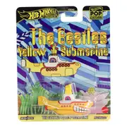 Mattel Hot Wheels Premium The Beatles Yellow Submarine Car Toy