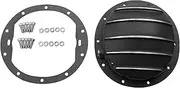 Black Differential Cover A5078PBK GM 10 Bolt Differential Cover 8.5" & 8.6" Ring Gear Diff Cover Cast Aluminum