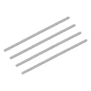 4Pcs M5-0.8x160mm Fully Threaded Rods, 304 Stainless Steel Thread Bar Studs