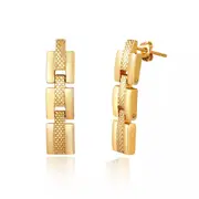 Titanium Gold Earrings