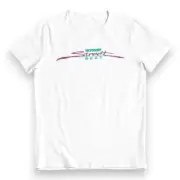 Skyway - Street Beat on Green/Purple on White - Old school bmx Mens T-Shirt