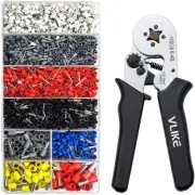 Ferrule Crimper Pliers Set Wire Crimping Tool Kit with 1800 Terminal Connector