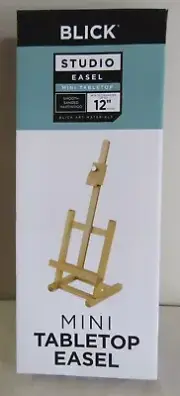 Blick Mini Smooth Sanded Wooden Tabletop Studio Easel 12" Canvas