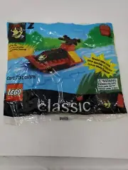 1999 Classic Lego Bag Set #2 Ronald McDonald Happy Meal Boat Plane 15 Pcs Sealed