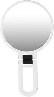Round Makeup Mirror Makeup Mirror, Folding Cosmetic Mirror 5x Magnifying Mirror Handheld Vanity Mirror, for Travel Home Folding Hanging