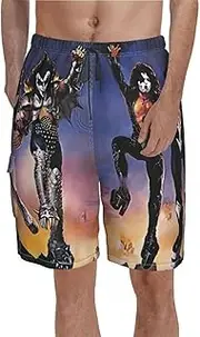 Beach Shorts Hot Men Cute Printed Swimming Trunks Plus Size