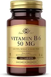 Solgar - Vitamin B6 50 mg, 100 Tablets