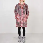 ADIDAS Women's Jeremy Scott Red/Clear Lilly Raincoat RRP £100