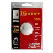 Dimmer Regulator Pass & Seymour Legrand Low Profile Dial On/Off Switch White New