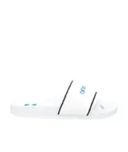 Towel logo-embroidered slides 39,40 White