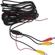 PHENOFICE Backup Camera Power and Video Cable Audio Video Extension Cable for Car Reverse Parking Camera Simplified Setup with Wide Compatibility for Various Vehicle Models