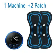 EMS Neck Massager Rechargeable Cervical Massage Sticker Patch 8 Mode 19 Gears Pulsed Therapy Instrument Tens Muscle Stimulator Pain Relief 1 Machin...