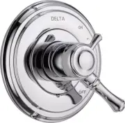 Delta T17097 Cassidy Monitor 17 Series Dual Function Pressure - Chrome