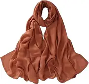 [Mkjuuior] Modal Cotton Hijab Scarf Two Line Stitching Muslim Long Scarves Light Weight Soft Turban Shawl