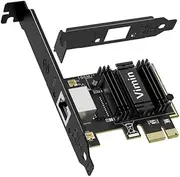 5G Network Card with Realtek RTL8126, 5G Base-T PCIe NIC, 10/100/1000M/2.5G/5G PCI Express Gigabit Ethernet Card Supports Windows 11/10/8.1/8/7 & Linux OS