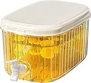 Large Capacity Refrigerator Cooling Kettle - Refreshing Fruit Tea Vat, Cool Brewed Tea Cask | Household Fridge Bucket, Travel Desktop Container Beverage for Cocktails, Juices, Tea, Fruit Tea