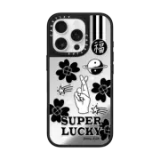 iPhone 16 Pro Mirror Case MagSafe Compatible Super Lucky