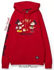 Disney Parks Vans Mickey & Minnie Mouse 50th Anniversary Pullover Hoodie Small