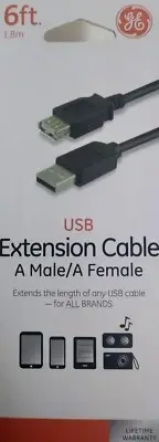 Ge Jasco A Male/A Female USB Extension Cable - 10 Foot - #34504
